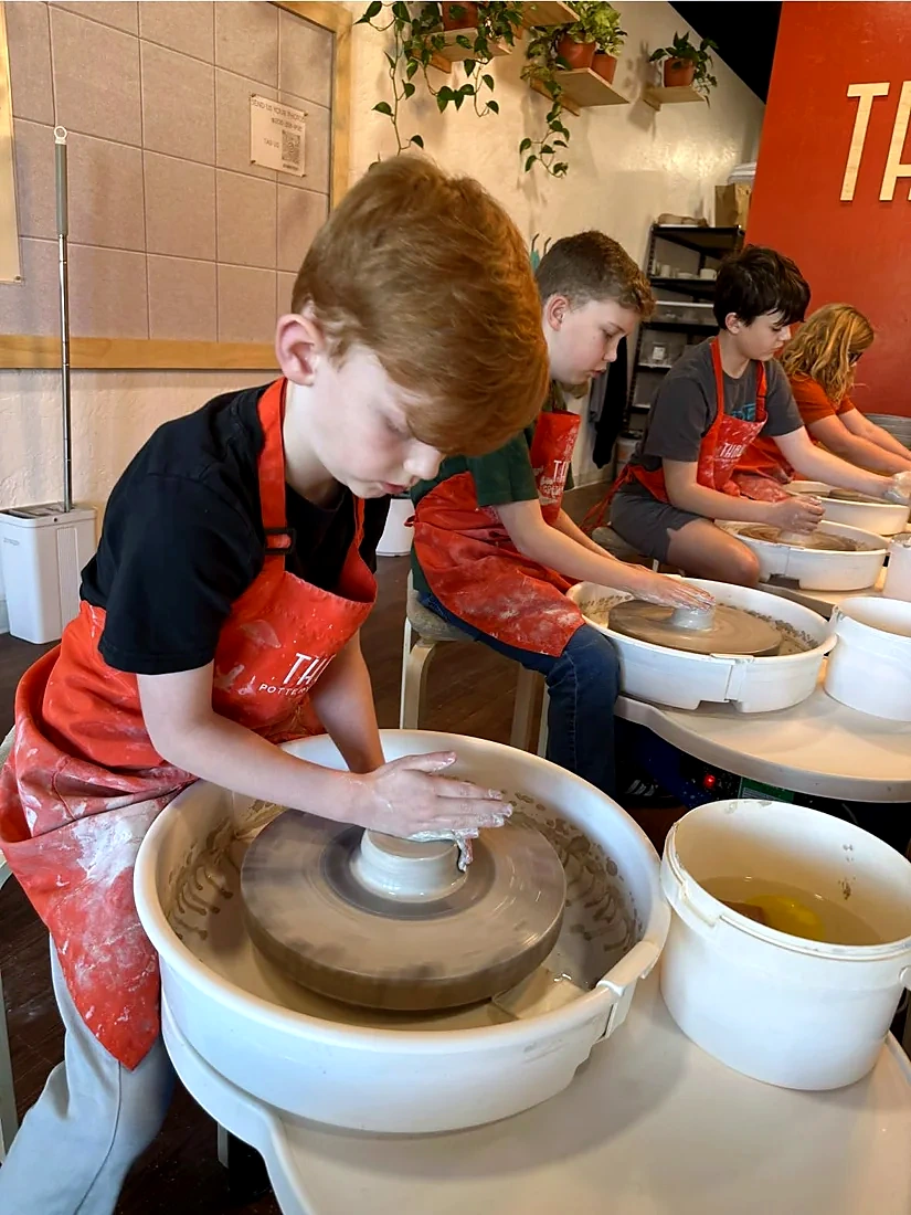 Hands-on pottery learning