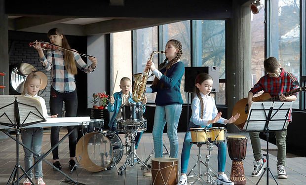 Music class at River Tech