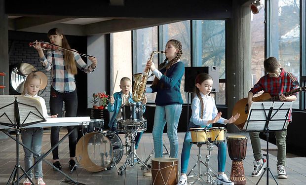 Music class at River Tech